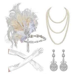 1451 Flapper Accessoriess For Women,20s Great Gatsby Accessory